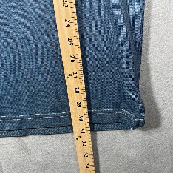 Travis Mathew Blue Golf Polo Shirt Kokopelli Club Embroidery Mens Size XL - Picture 4 of 7